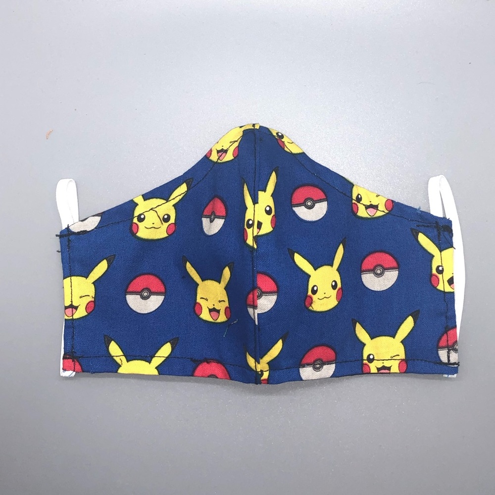 Pokémon pikachu fabric face mask